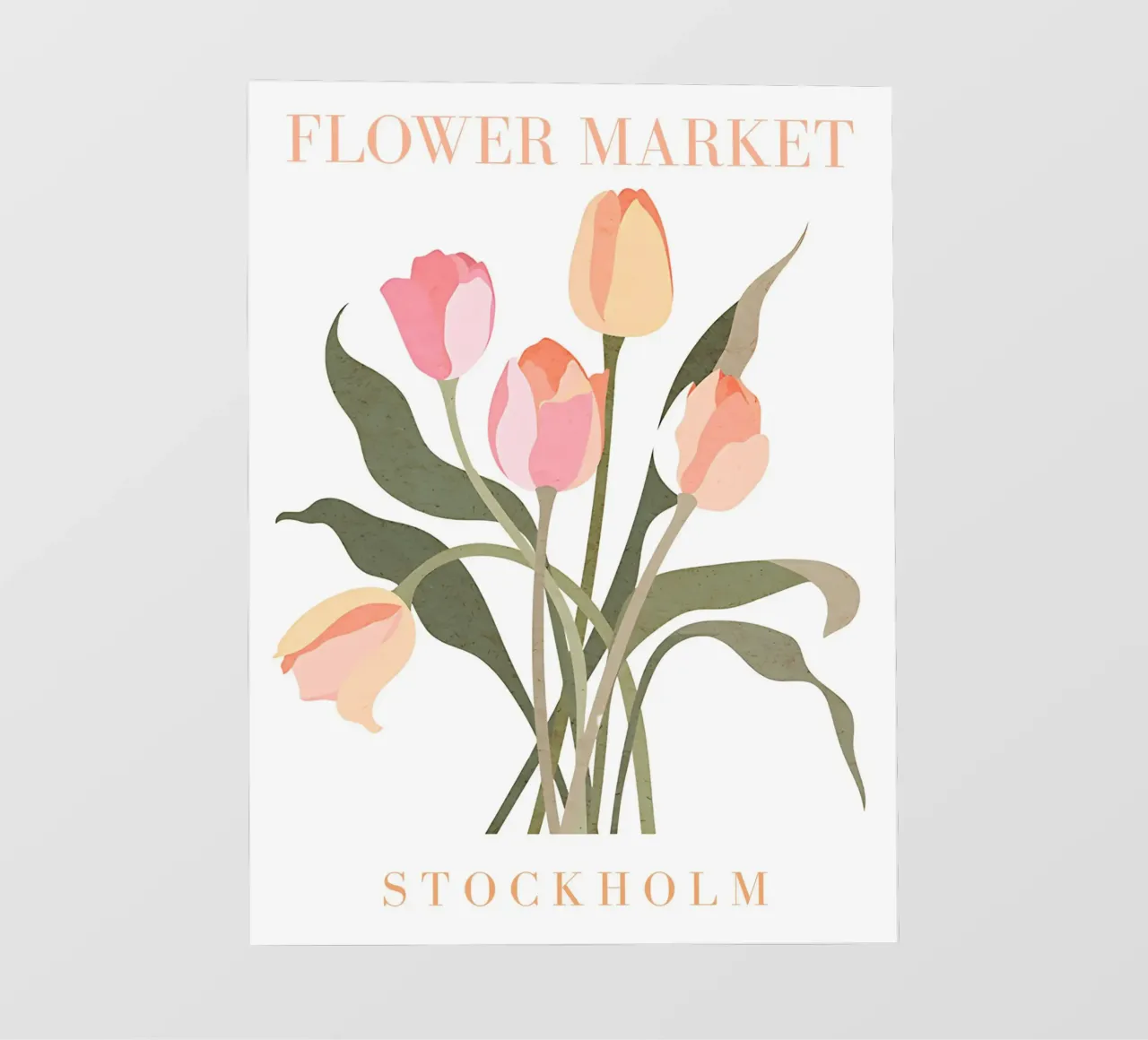 Flower Market Stockholm photo wallpaper by Boheme