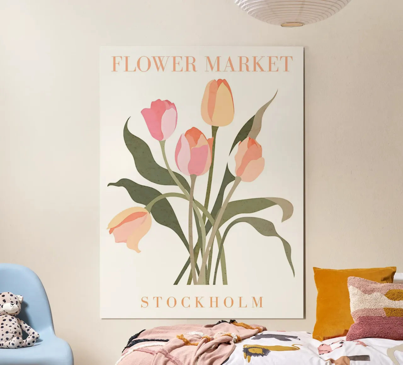 Flower Market Stockholm hahnemühle by Boheme