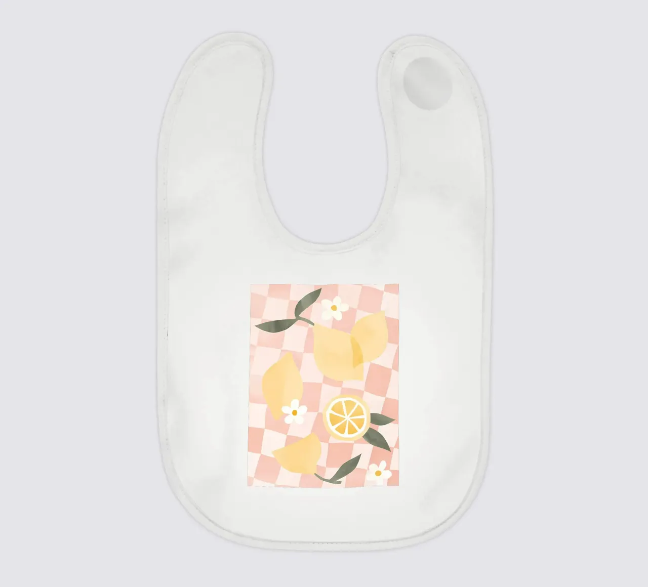 Zitrone Druck, Zitrone Poster, Obst Kunst Babylätzchen von Boheme