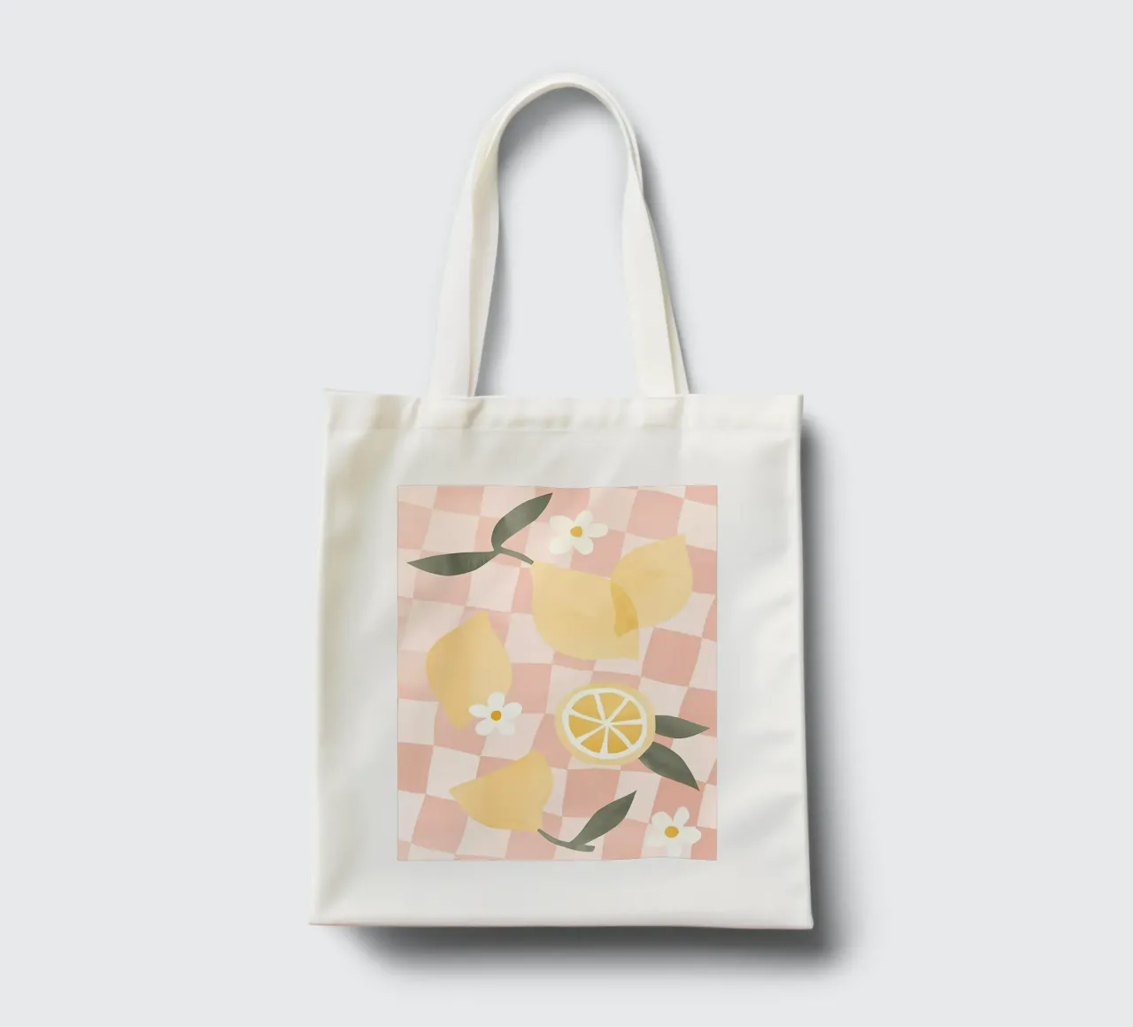 Zitrone Druck, Zitrone Poster, Obst Kunst Jutebeutel von Boheme