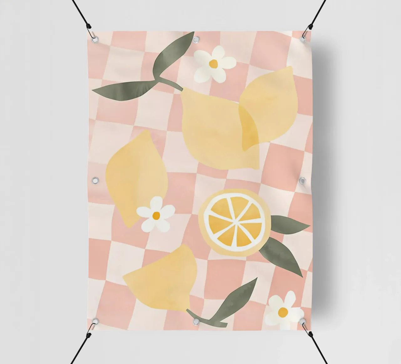 Zitrone Druck, Zitrone Poster, Obst Kunst PVC Plane von Boheme