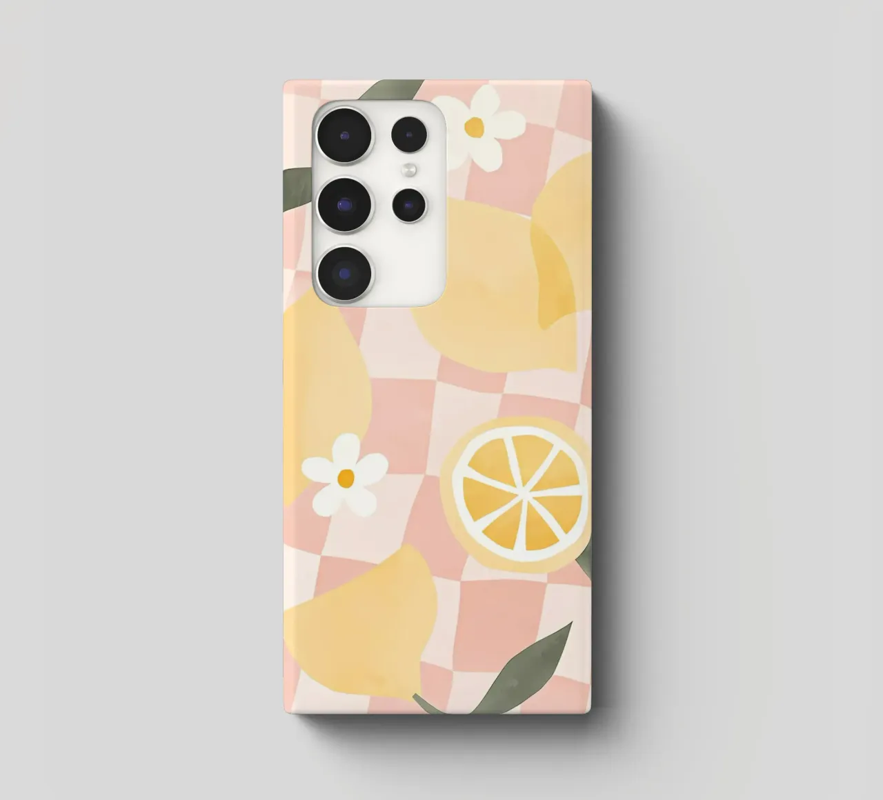 Zitrone Druck, Zitrone Poster, Obst Kunst Samsung Hülle von Boheme