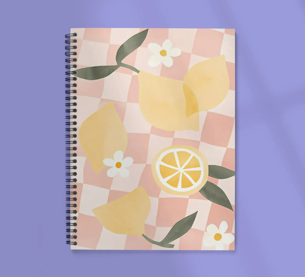 Zitrone Druck, Zitrone Poster, Obst Kunst Ringbuch von Boheme