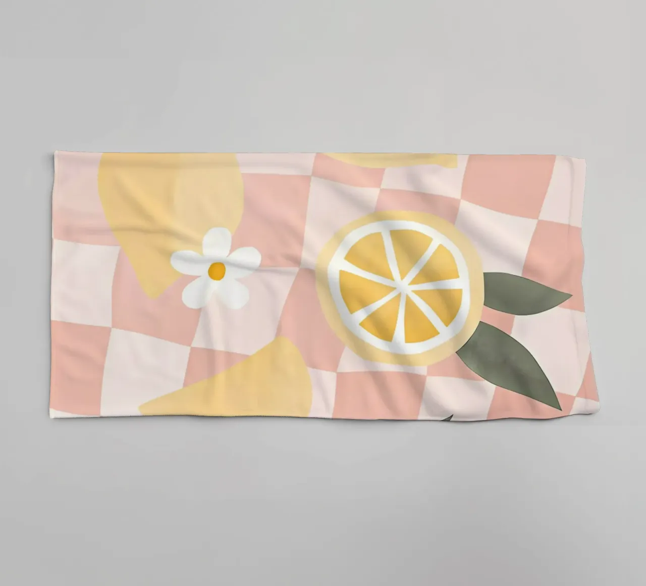 Zitrone Druck, Zitrone Poster, Obst Kunst Handtuch von Boheme