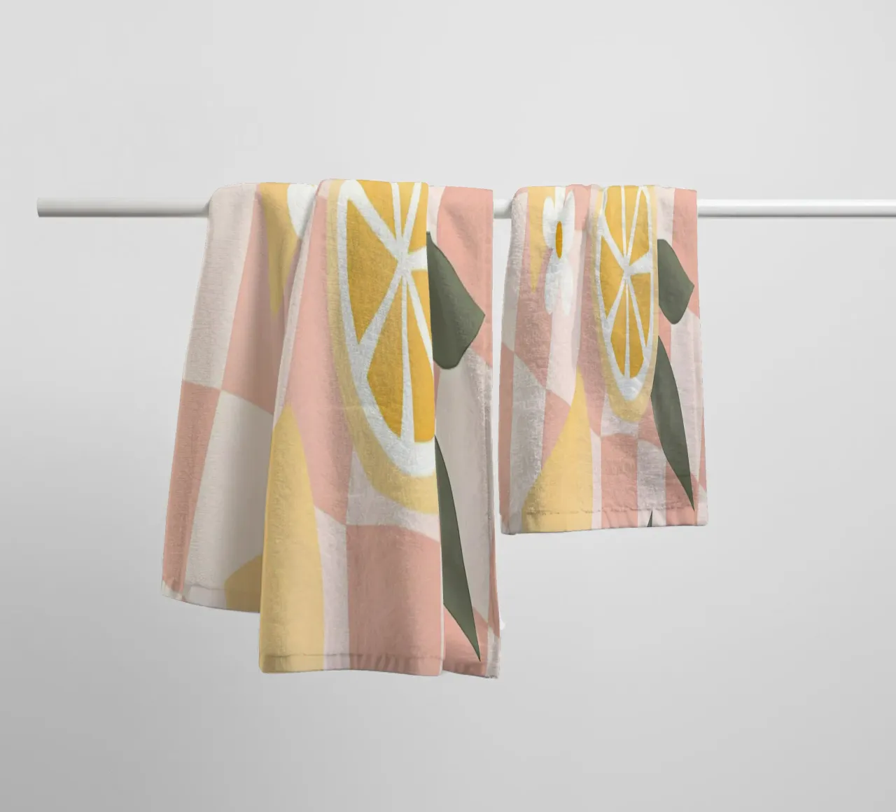 Zitrone Druck, Zitrone Poster, Obst Kunst Handtuch von Boheme