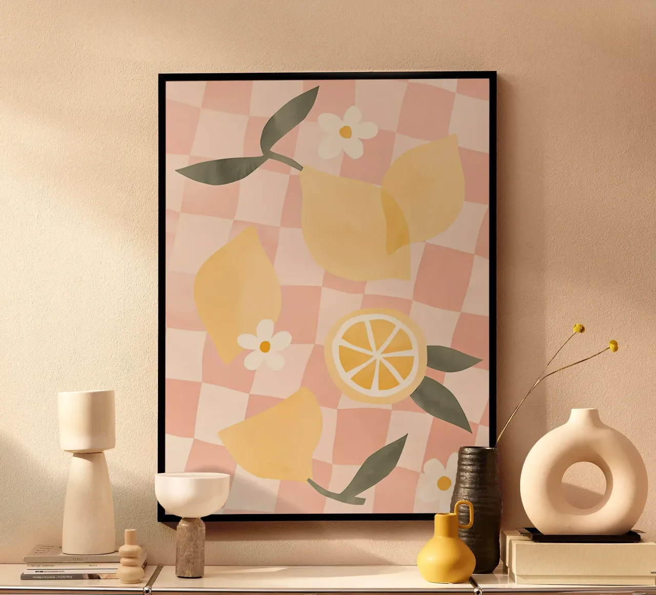 Zitrone Druck, Zitrone Poster, Obst Kunst Poster von Boheme