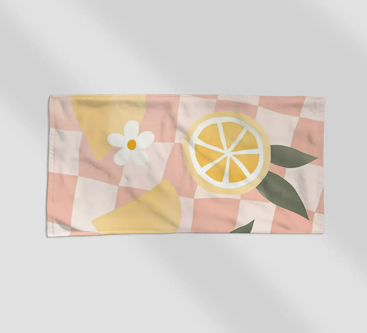 Zitrone Druck, Zitrone Poster, Obst Kunst Strandtuch von Boheme