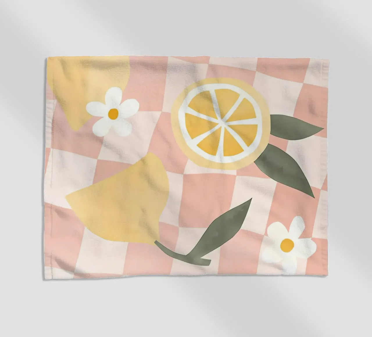 Zitrone Druck, Zitrone Poster, Obst Kunst Strandtuch von Boheme