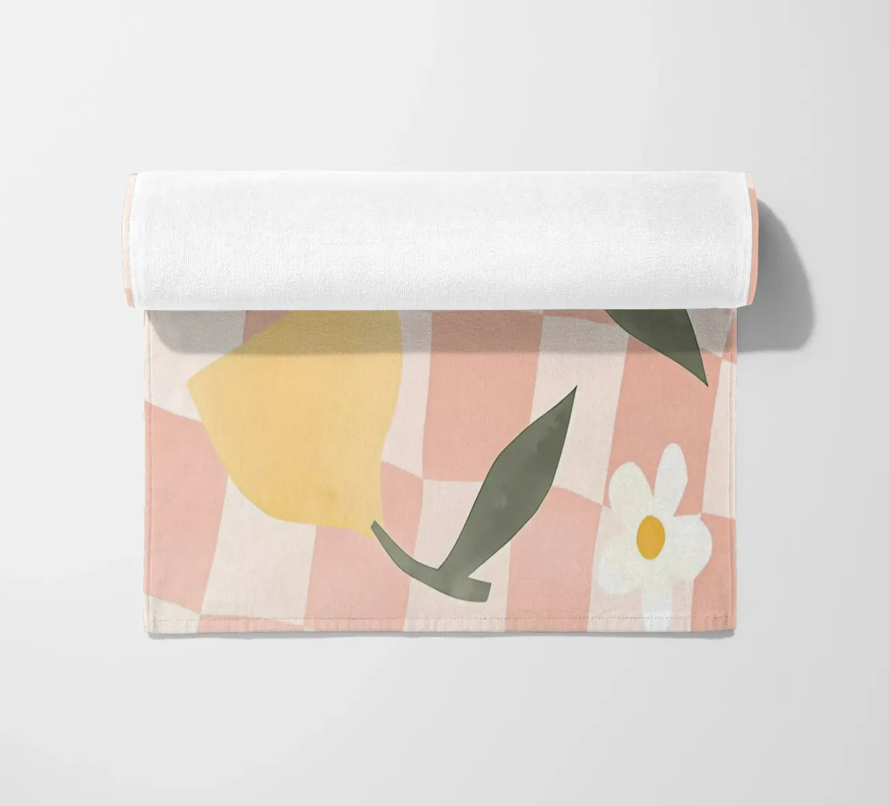 Zitrone Druck, Zitrone Poster, Obst Kunst Strandtuch von Boheme