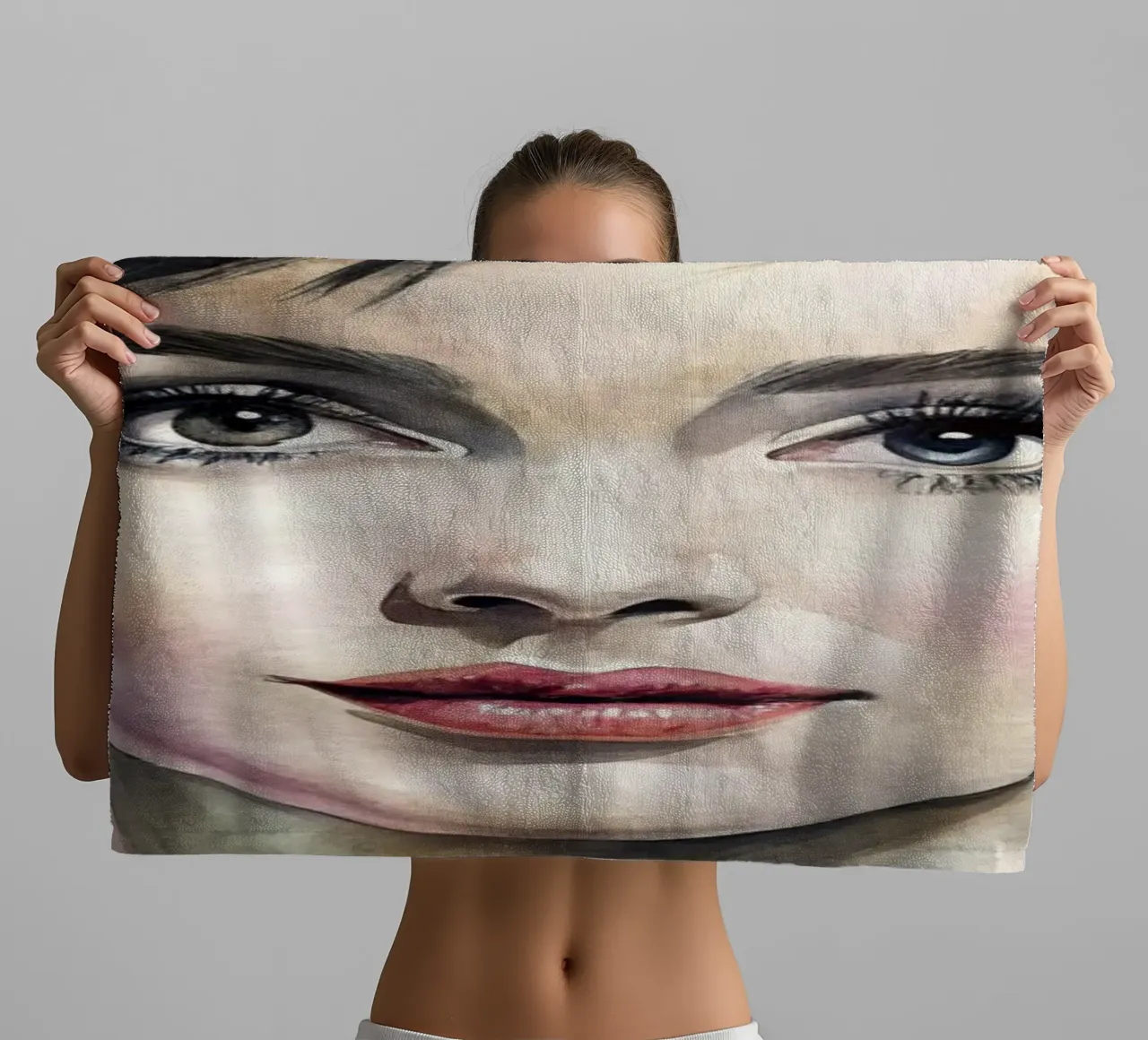 Audrey Hepburn in acquerello asciugamano da bagno da ARTVI-SHOP