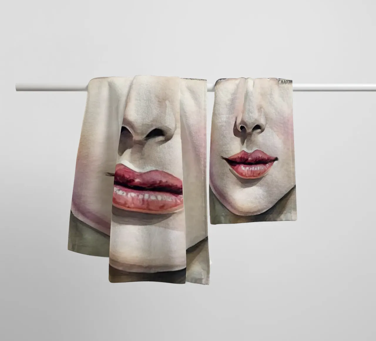 Audrey Hepburn in acquerello asciugamano da bagno da ARTVI-SHOP
