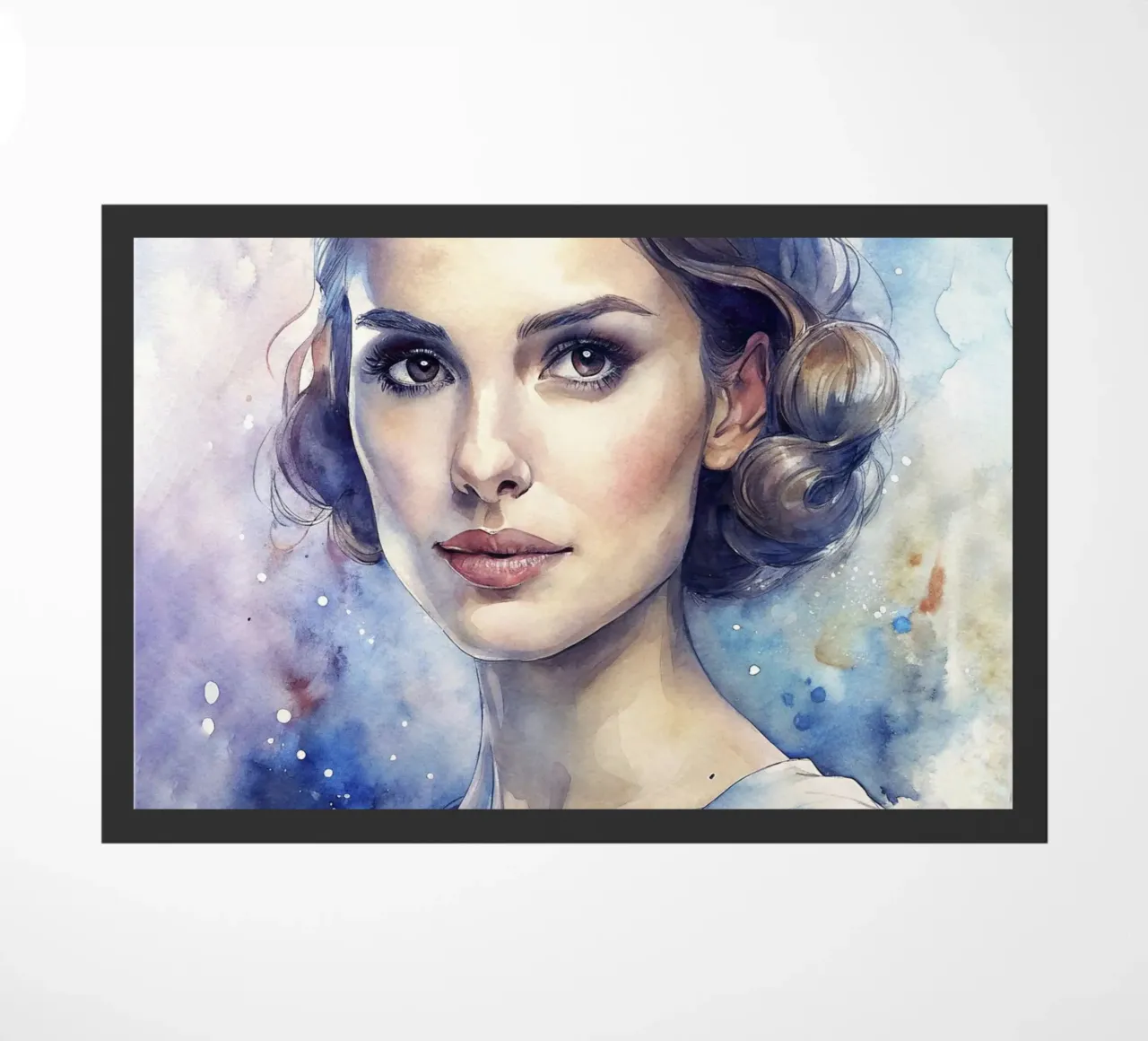 Natalie Portman in acquerello zerbino da ARTVI-SHOP