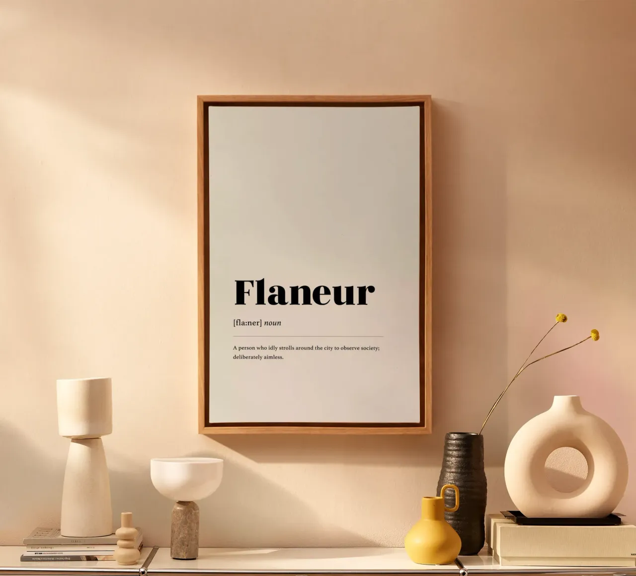Flaneur tela con Cornice a cassetta da daylight design studio
