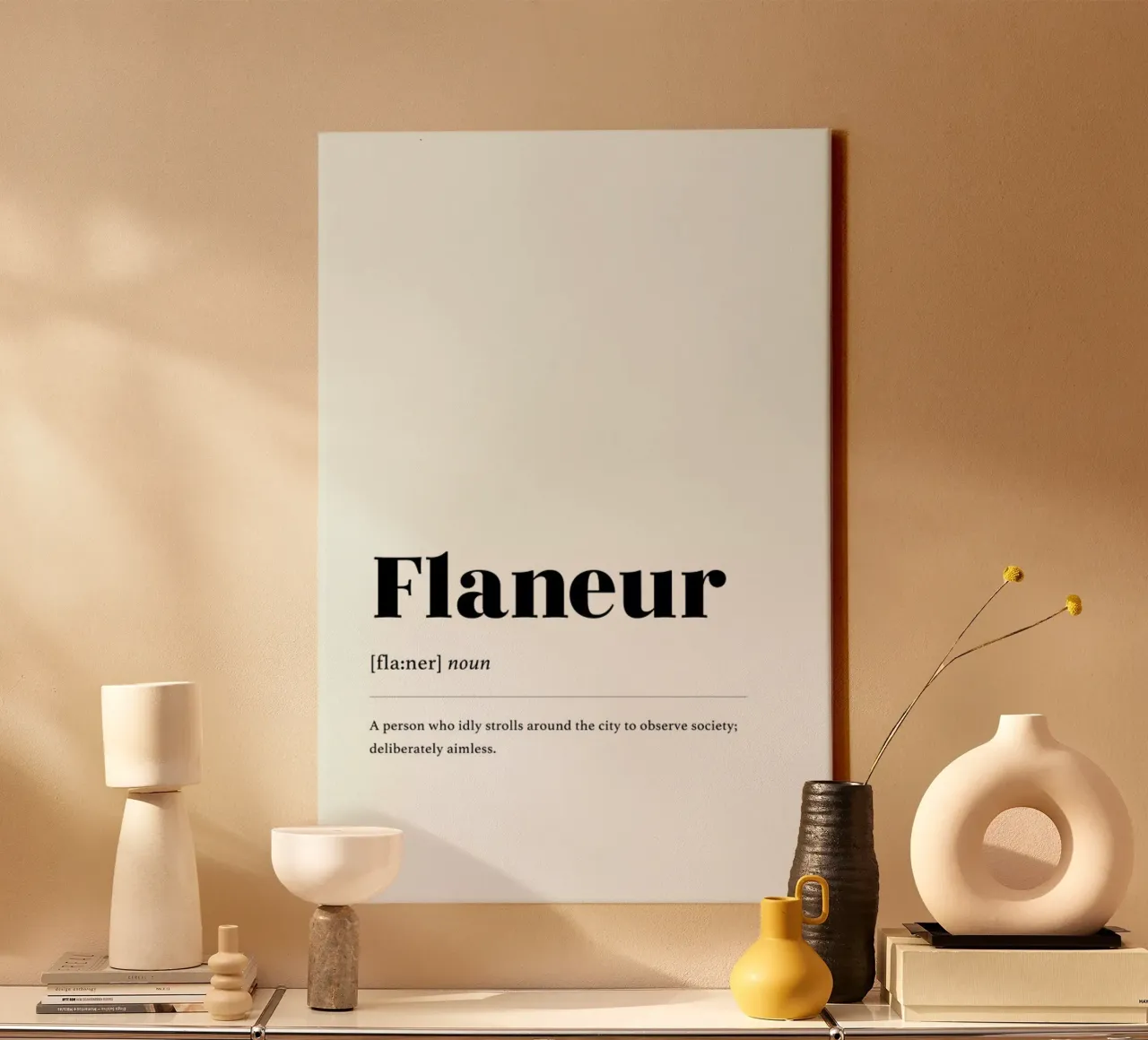 Flaneur tela con Cornice a cassetta da daylight design studio