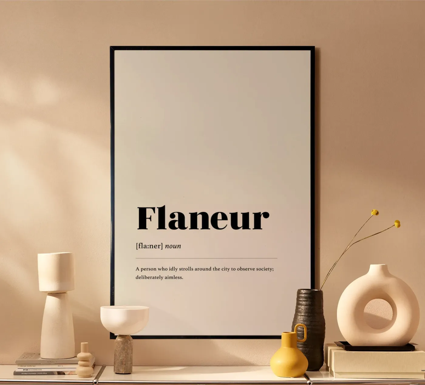 Flaneur poster van daylight design studio
