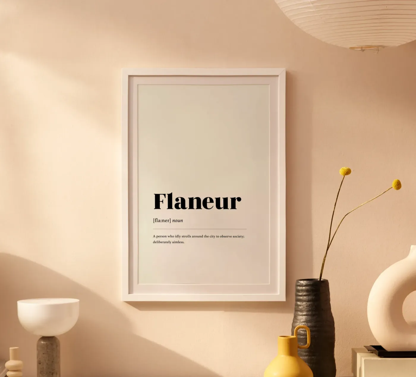 Flaneur poster van daylight design studio