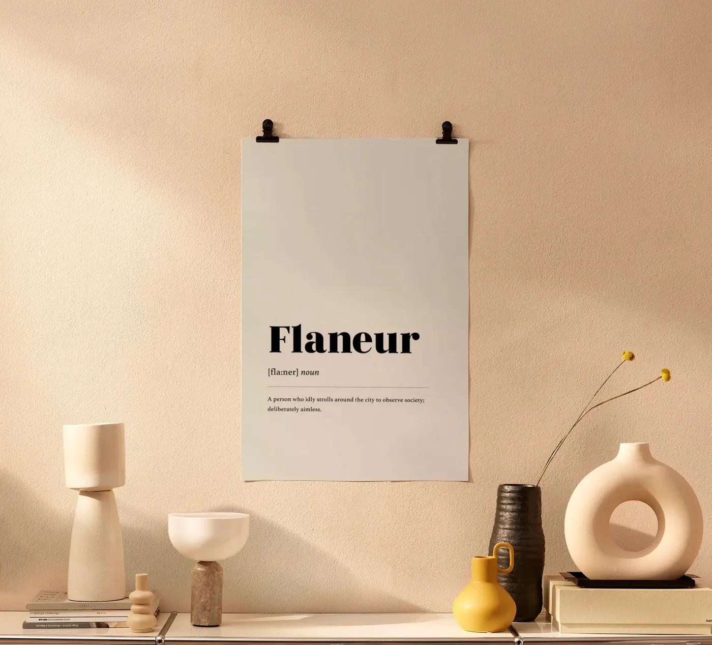 Flaneur poster van daylight design studio