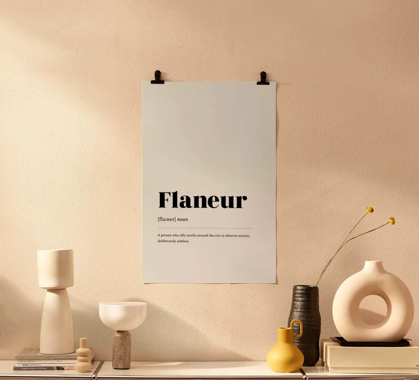 Flaneur poster de daylight design studio