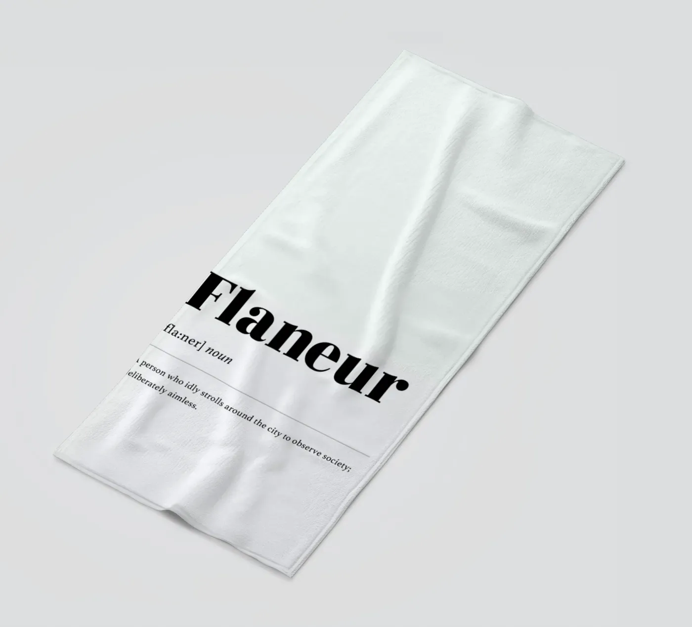 Flaneur beach towel by daylight design studio