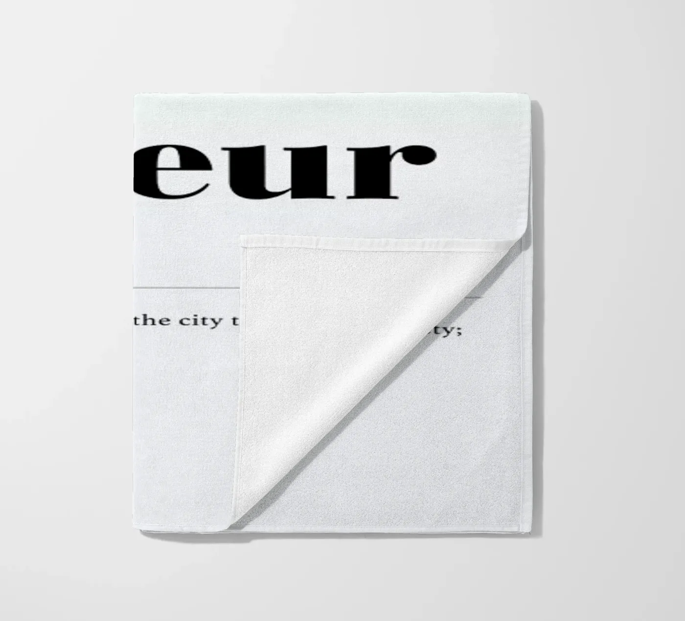 Flaneur strandhanddoek van daylight design studio