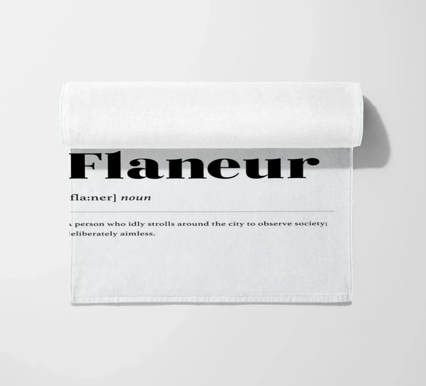 Flaneur beach towel by daylight design studio