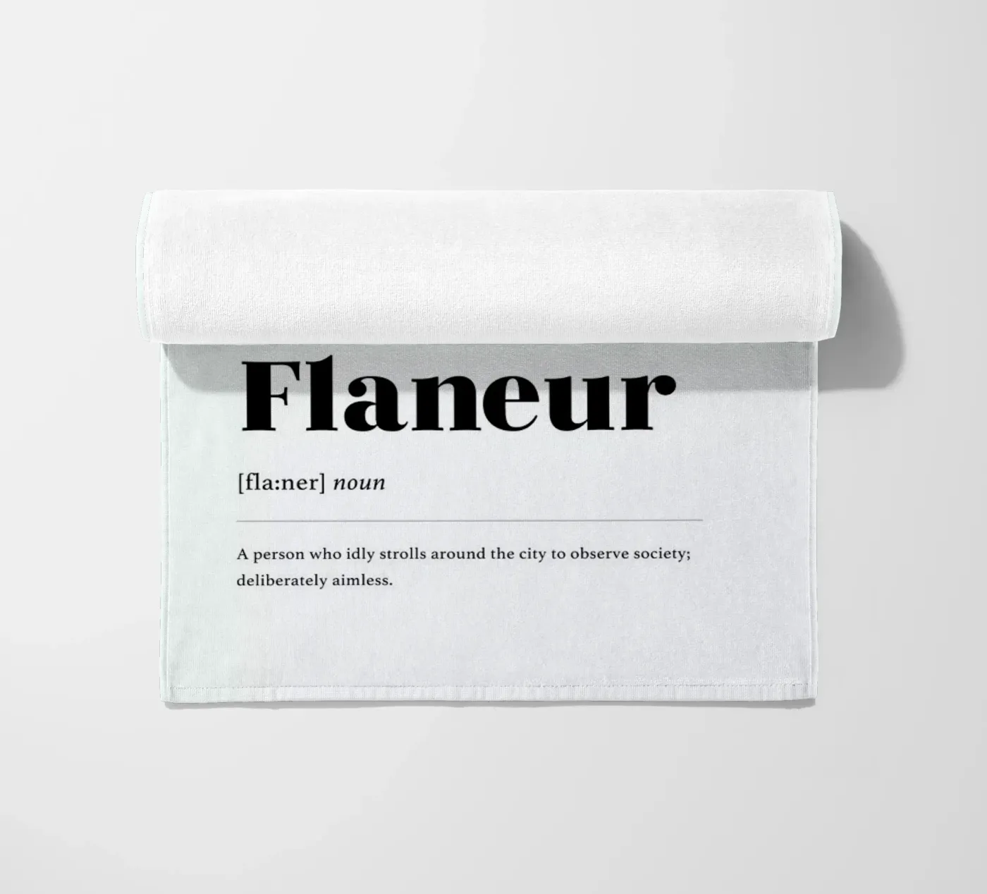 Flaneur beach towel by daylight design studio