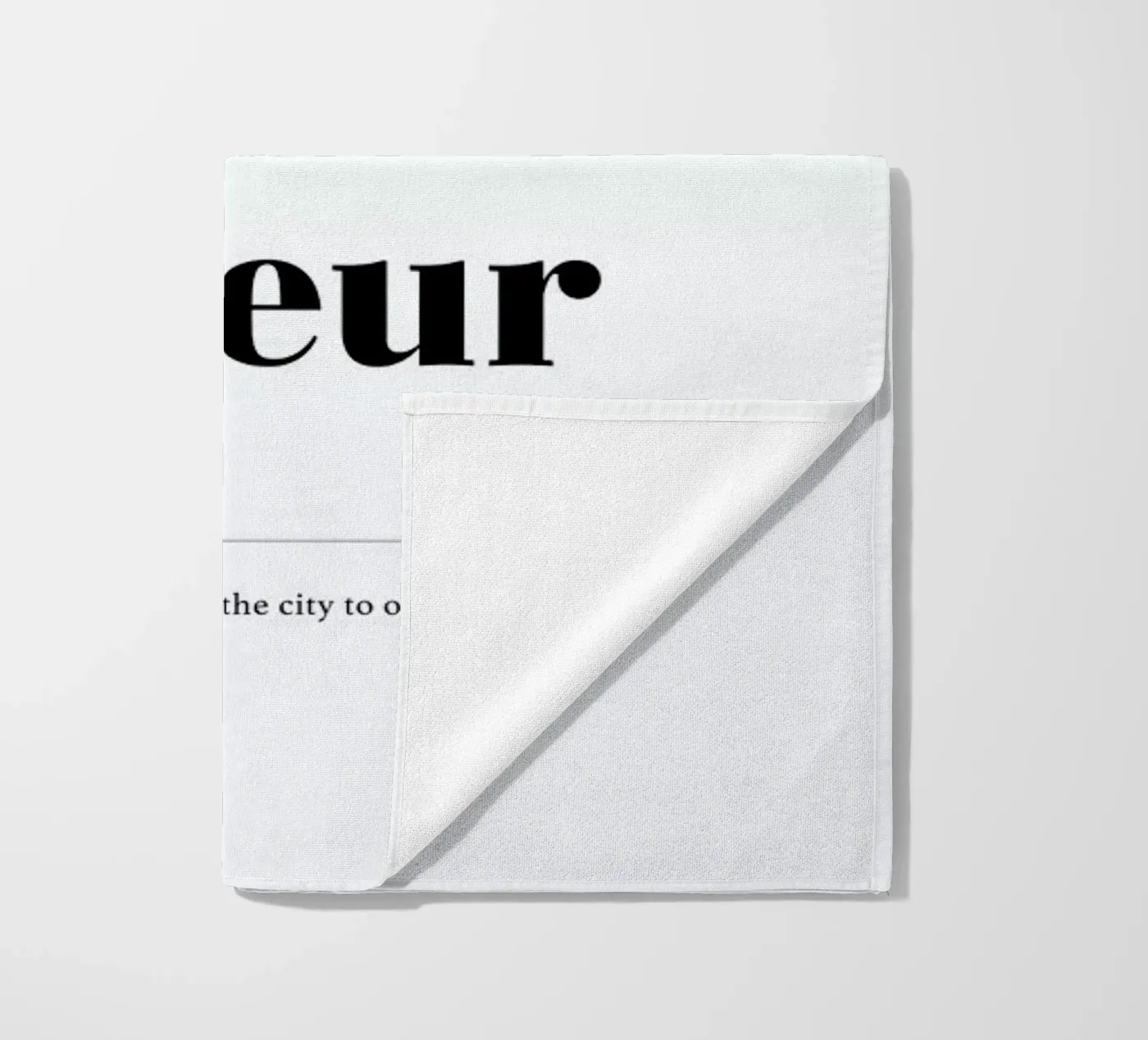 Flaneur strandhanddoek van daylight design studio