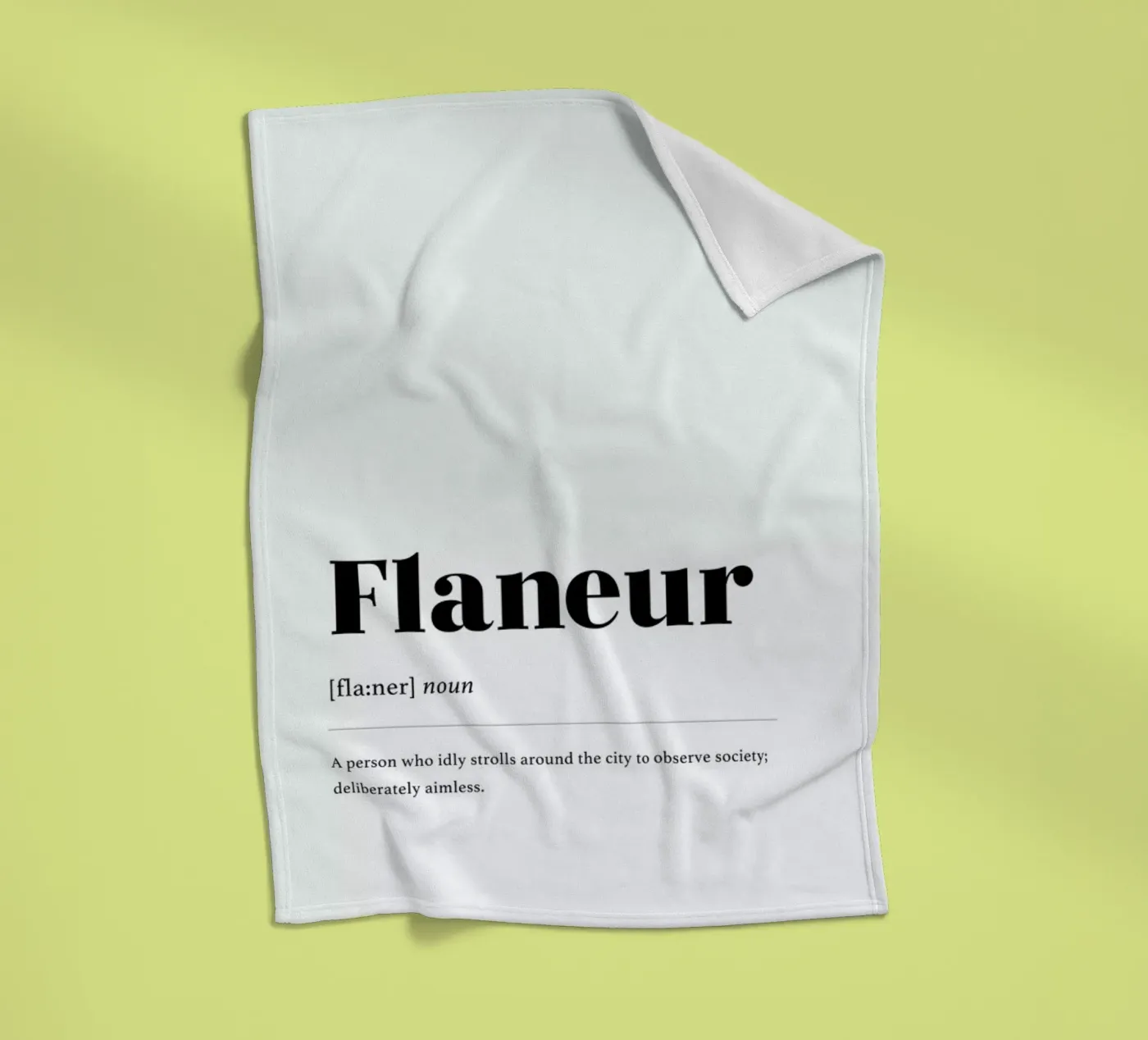 Flaneur fleecedeken van daylight design studio