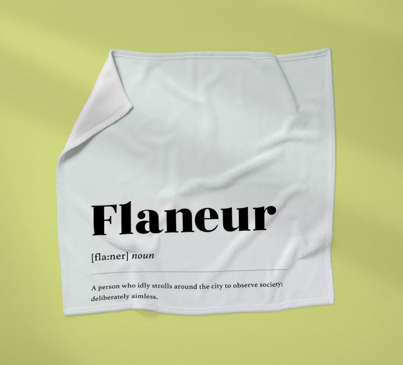 Flaneur fleecedeken van daylight design studio
