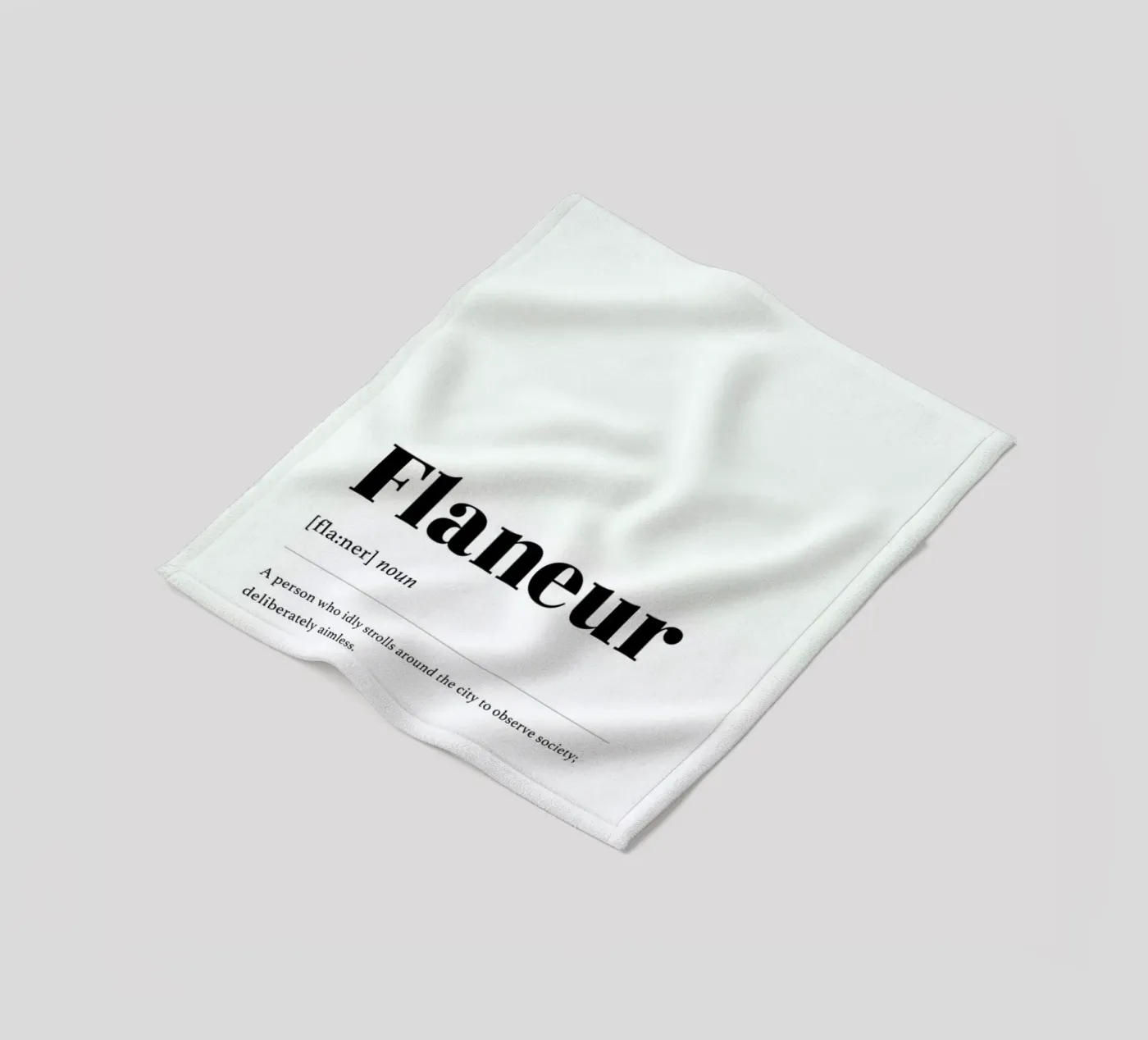 Flaneur fleecedeken van daylight design studio