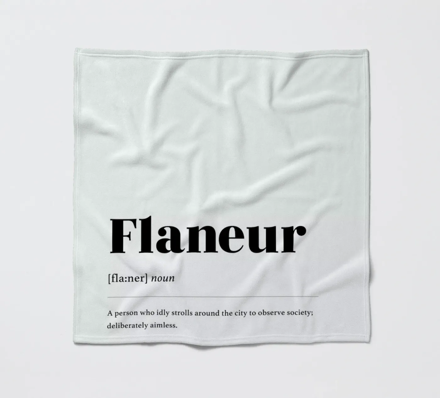 Flaneur fleecedeken van daylight design studio