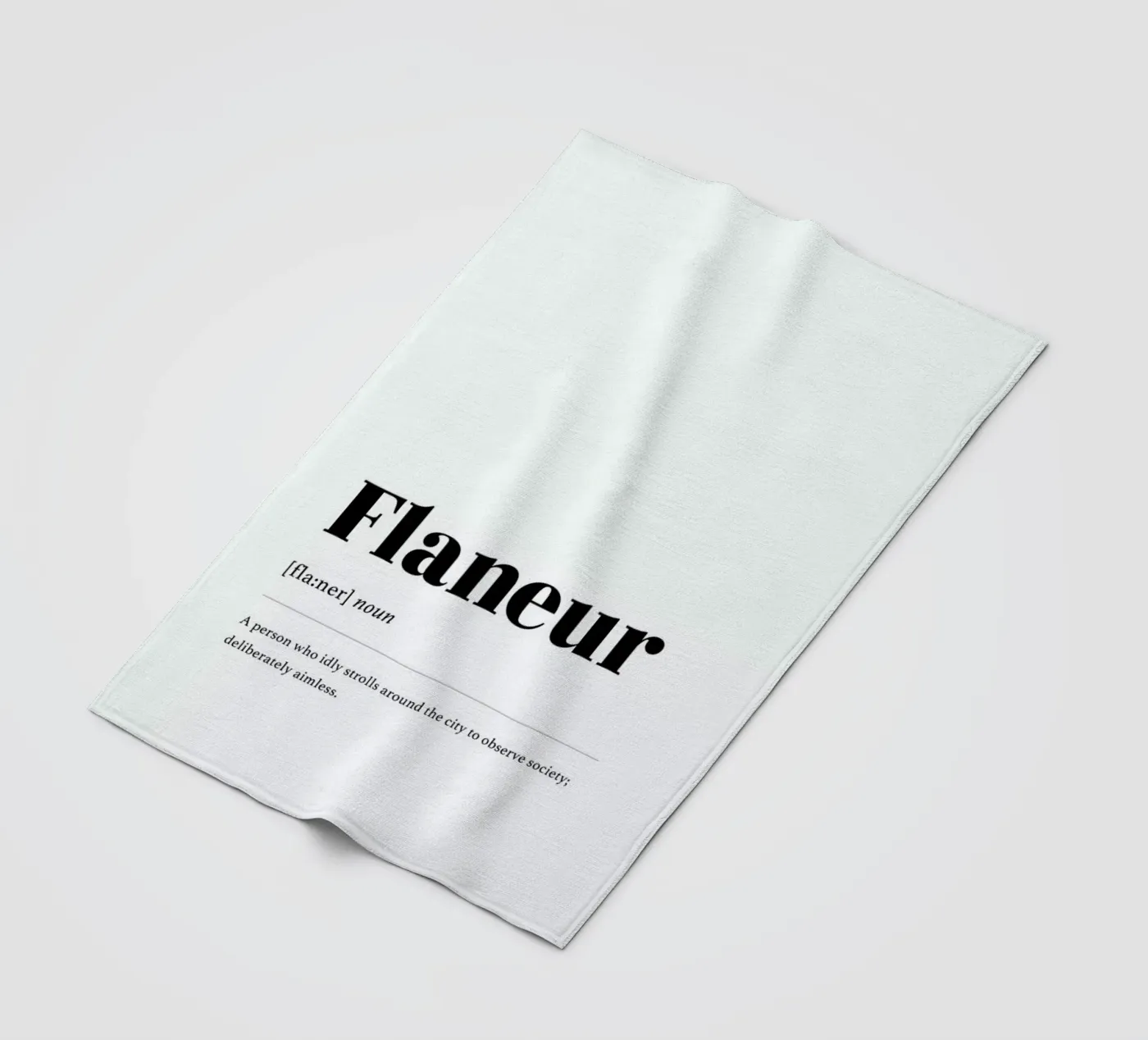 Flaneur fleecedeken van daylight design studio