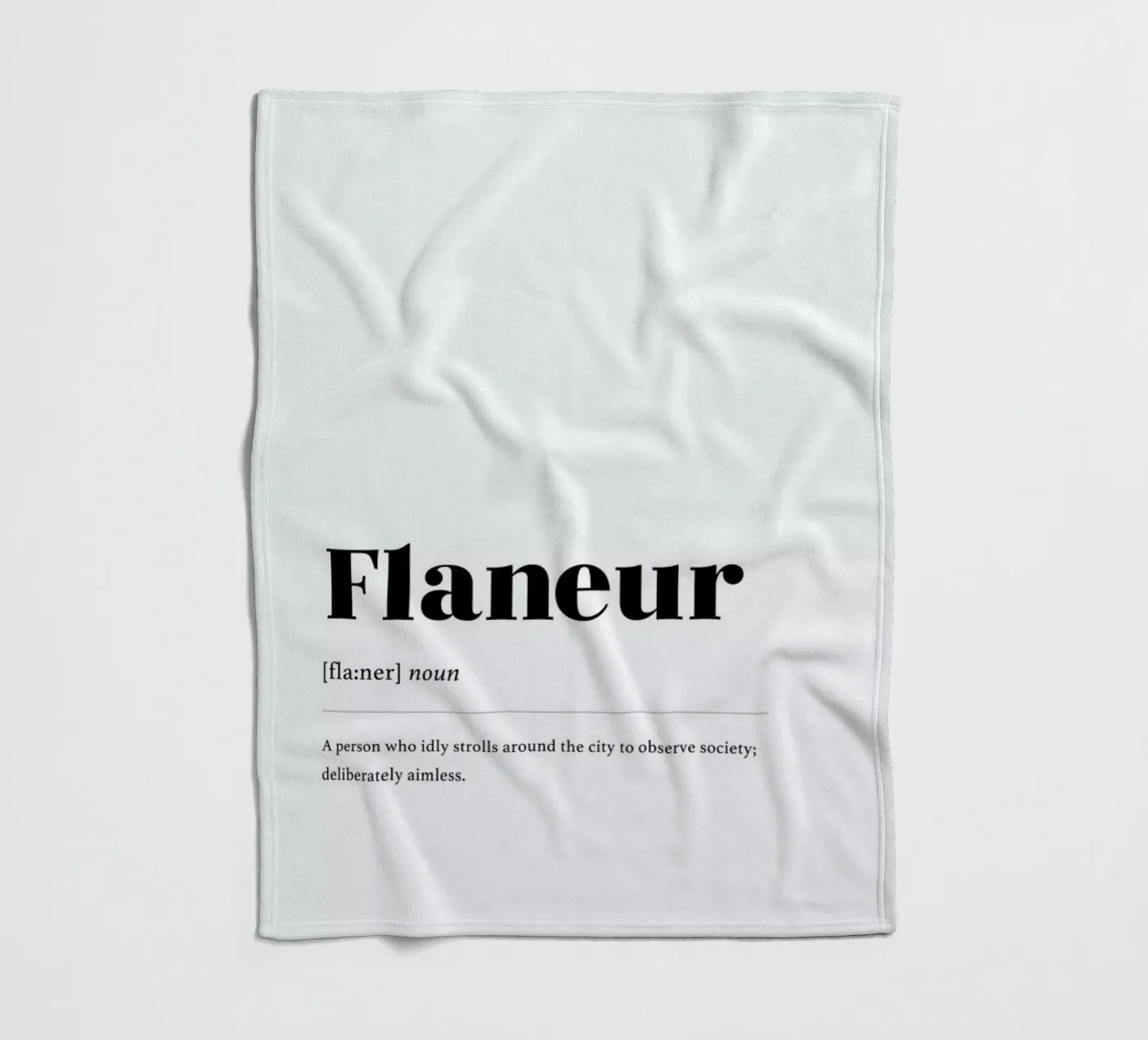Flaneur fleecedeken van daylight design studio