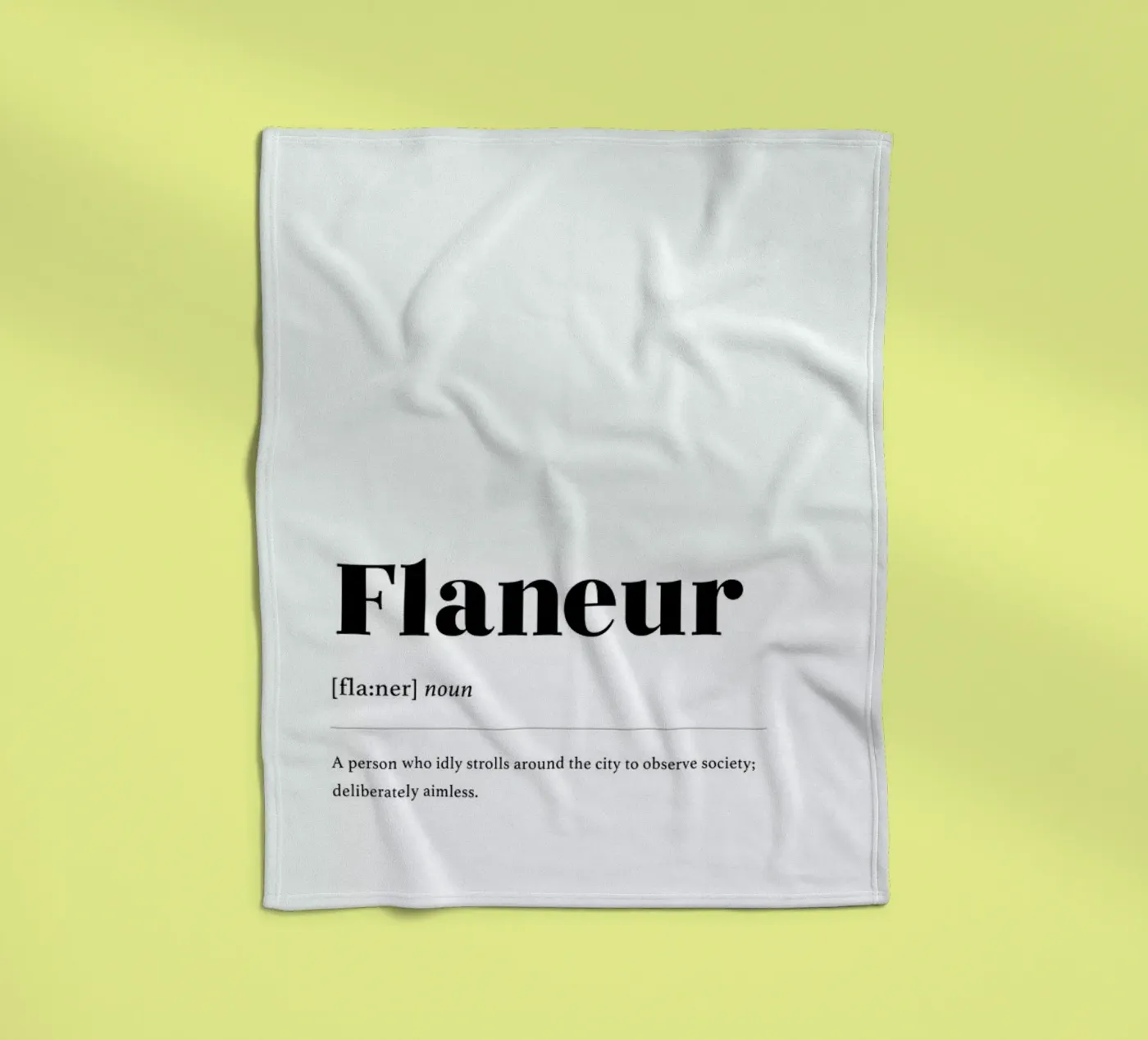 Flaneur fleecedeken van daylight design studio