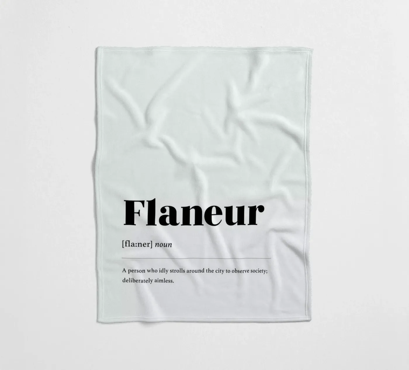 Flaneur fleecedeken van daylight design studio