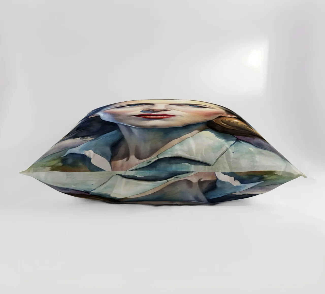 Ingrid Bergman in acquerello cuscino da ARTVI-SHOP