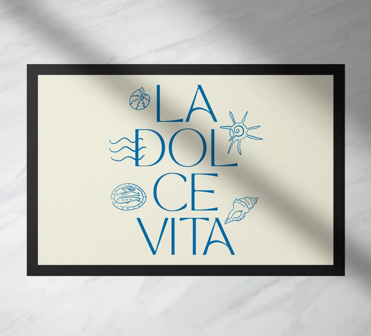 La Dolce Vita, Sea Shell Print zerbino da DolceVita