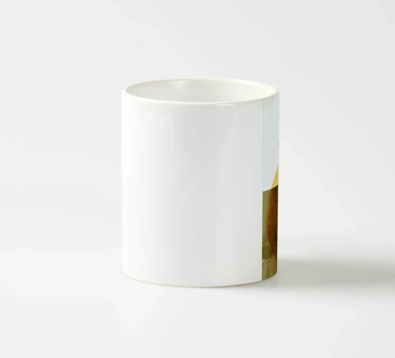 Golden Ocean tazza in ceramica da Kubistika