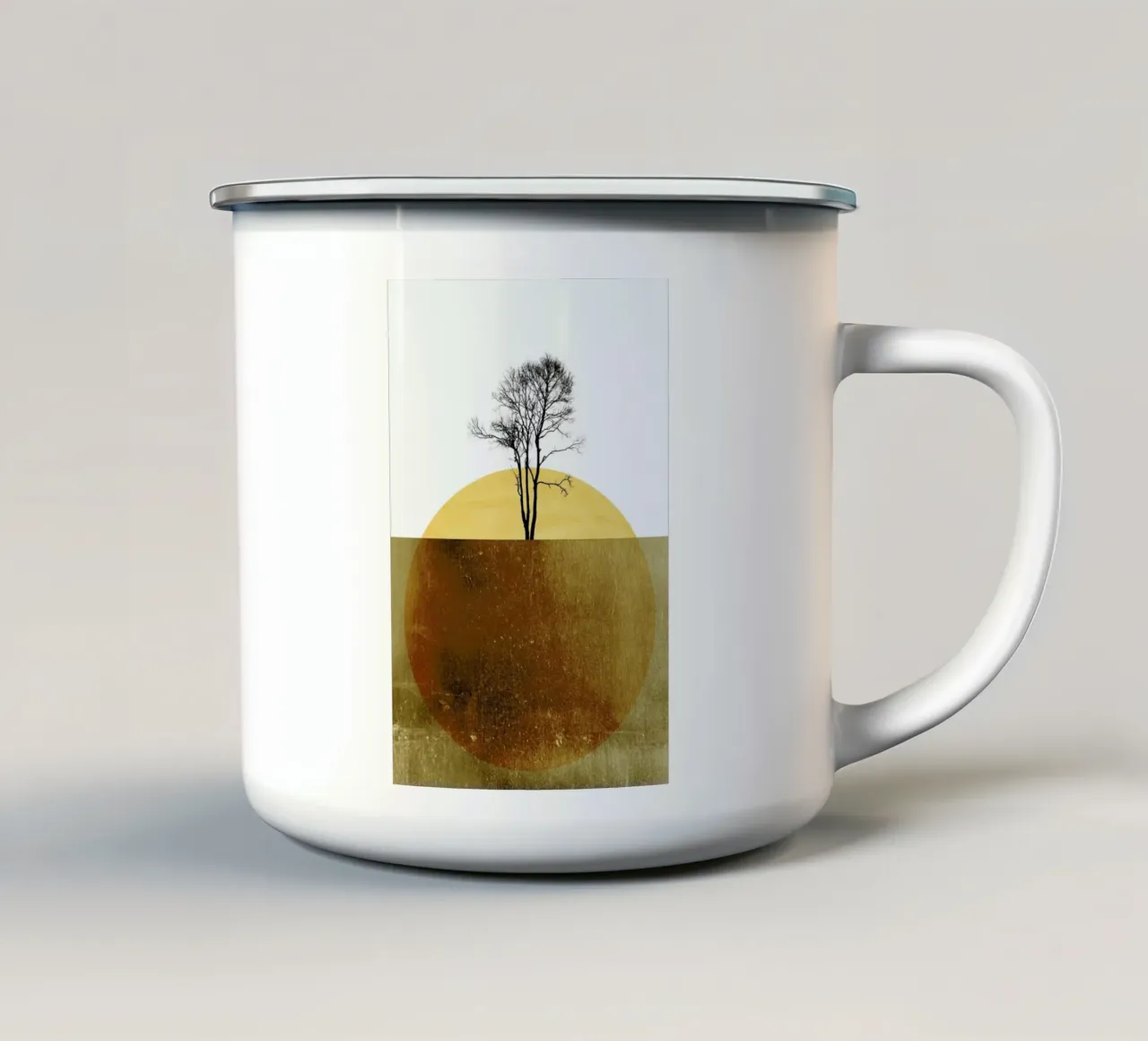 Golden Ocean tazza in smalto da Kubistika