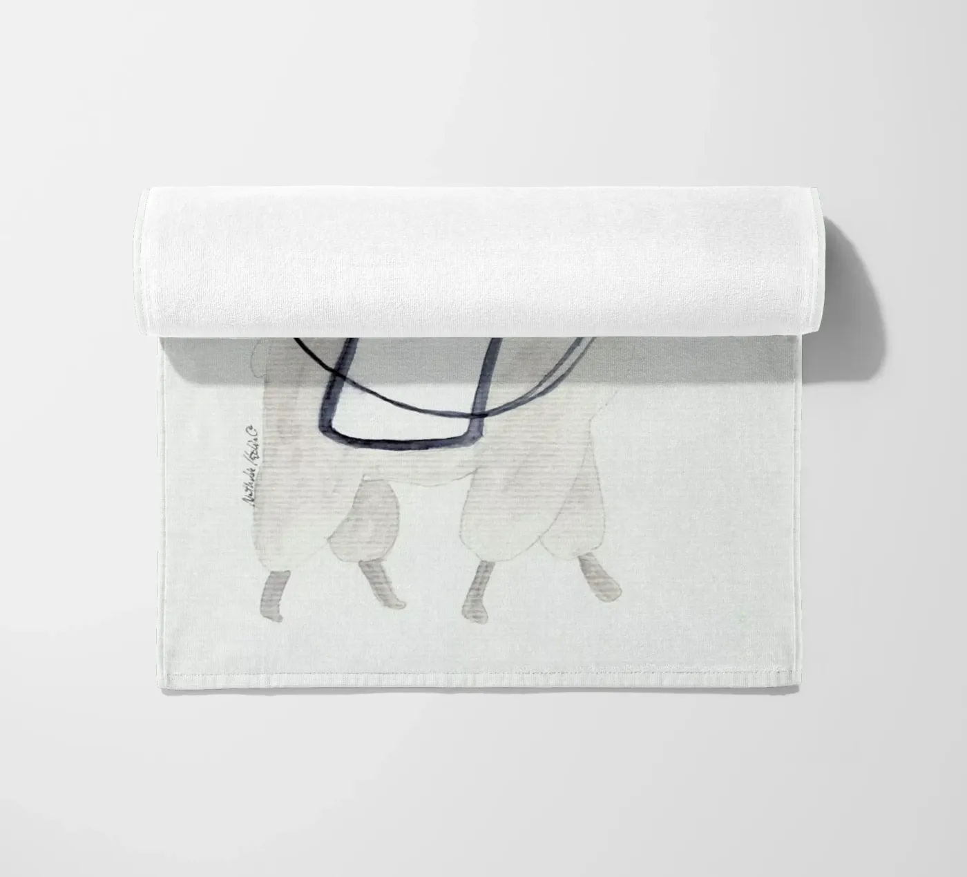 Blumenlama telo mare da Nathys_illustration