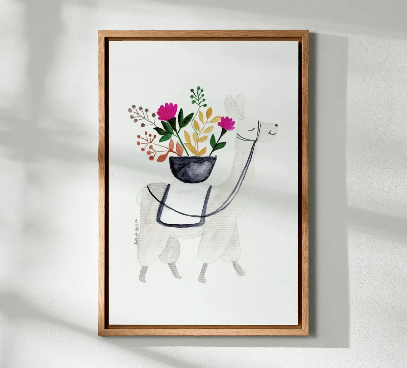 Blumenlama pannello forex da Nathys_illustration