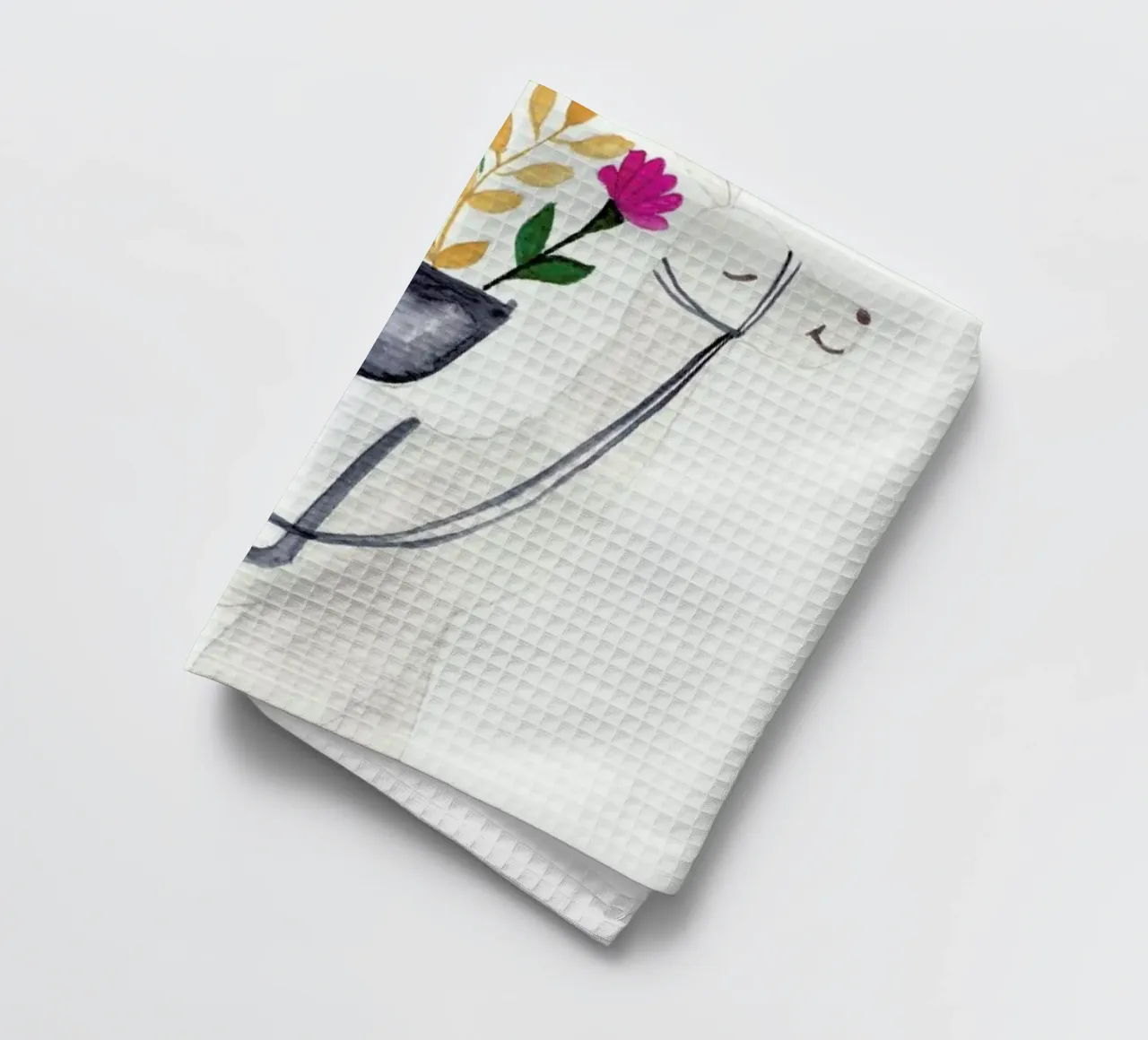 Blumenlama canovaccio da cucina da Nathys_illustration