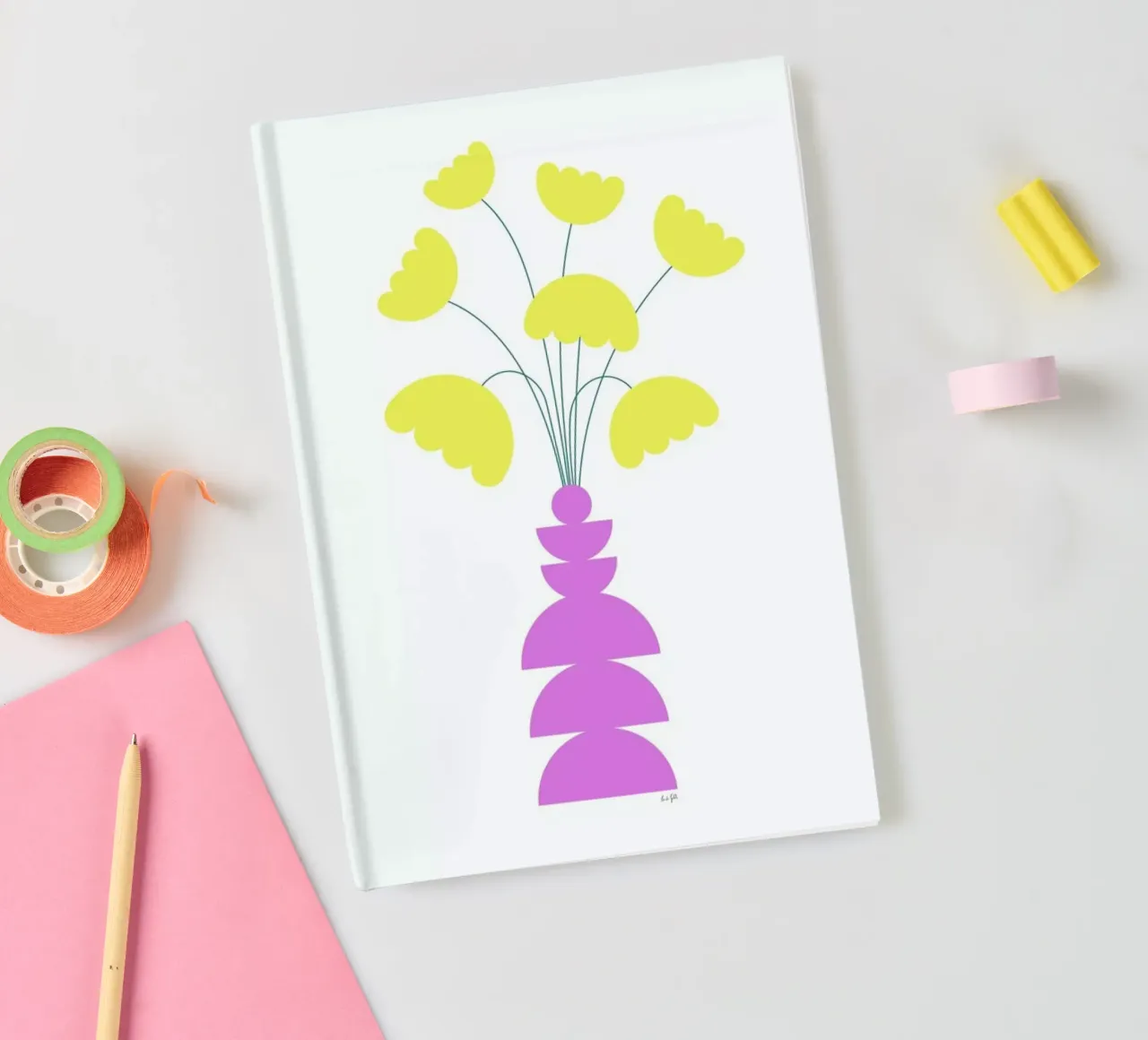 Tulips notebook by Linda Gobeta