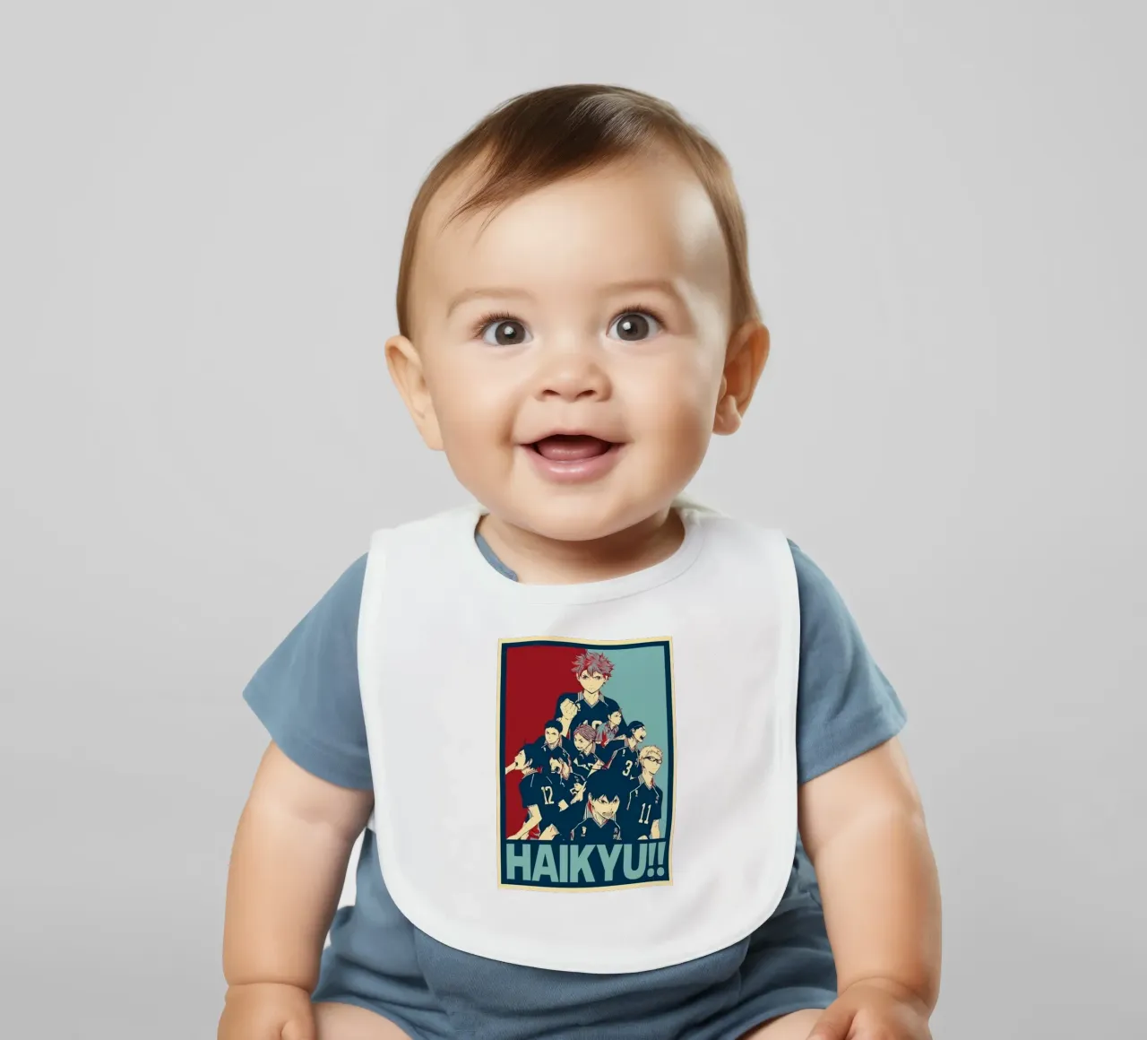 Hinata Shouyo con la troupe bavaglino da withandname