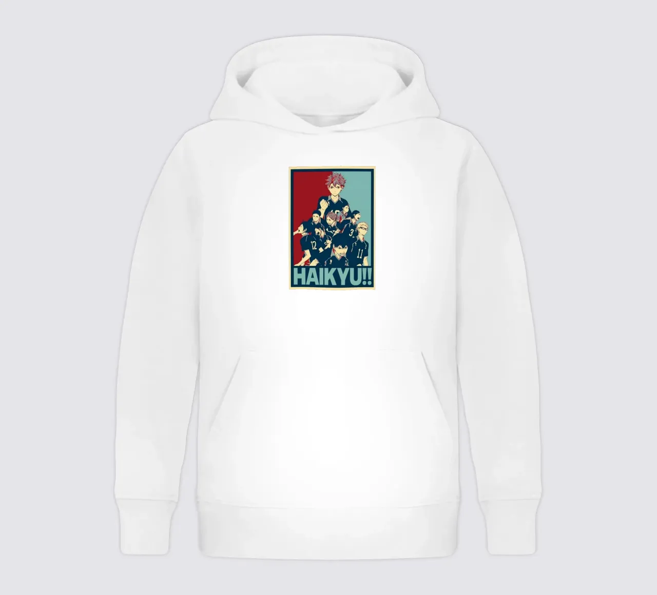 Hinata Shouyo con la troupe felpa bambino con cappuccio da withandname