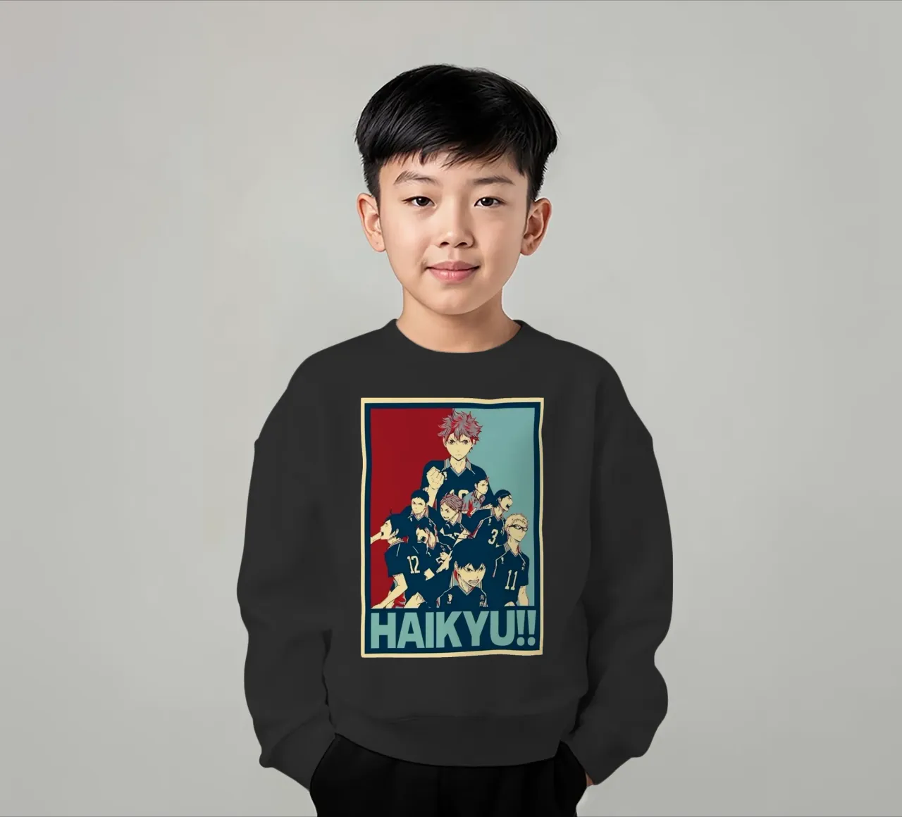 Hinata Shouyo con la troupe felpa bambino da withandname