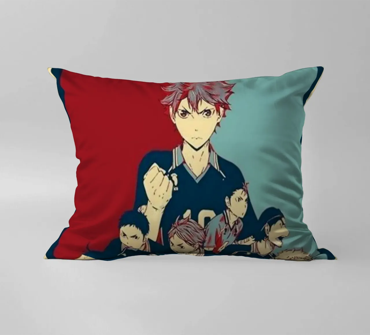 Hinata Shouyo con la troupe cuscino da withandname