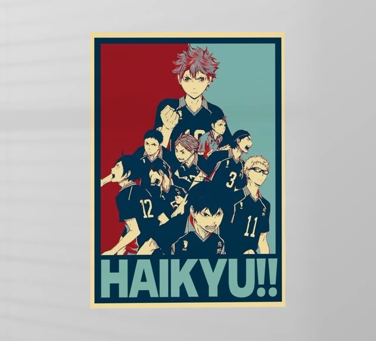 Hinata Shouyo con la troupe pellicola backlit da withandname