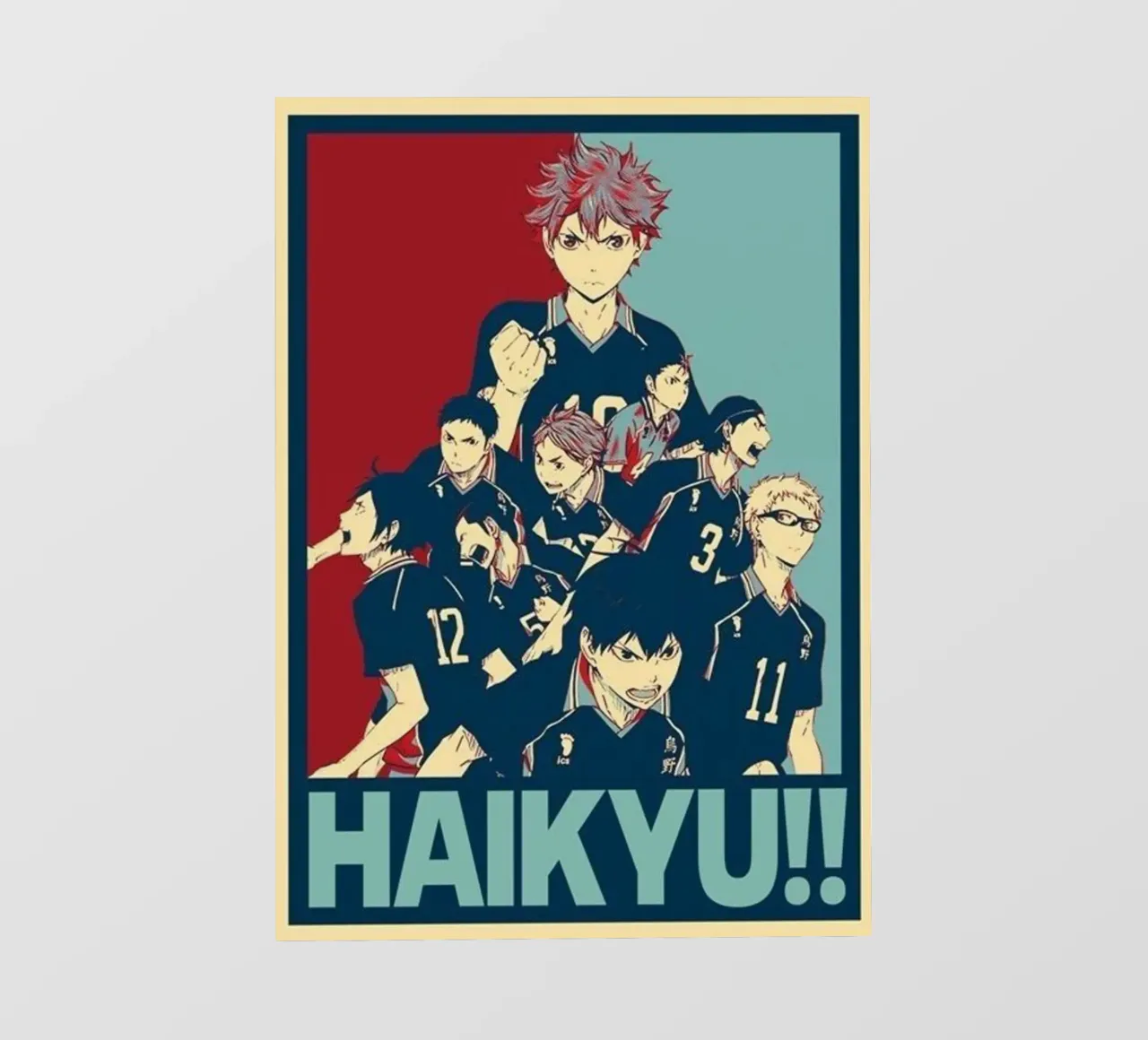 Hinata Shouyo con la troupe pellicola backlit da withandname