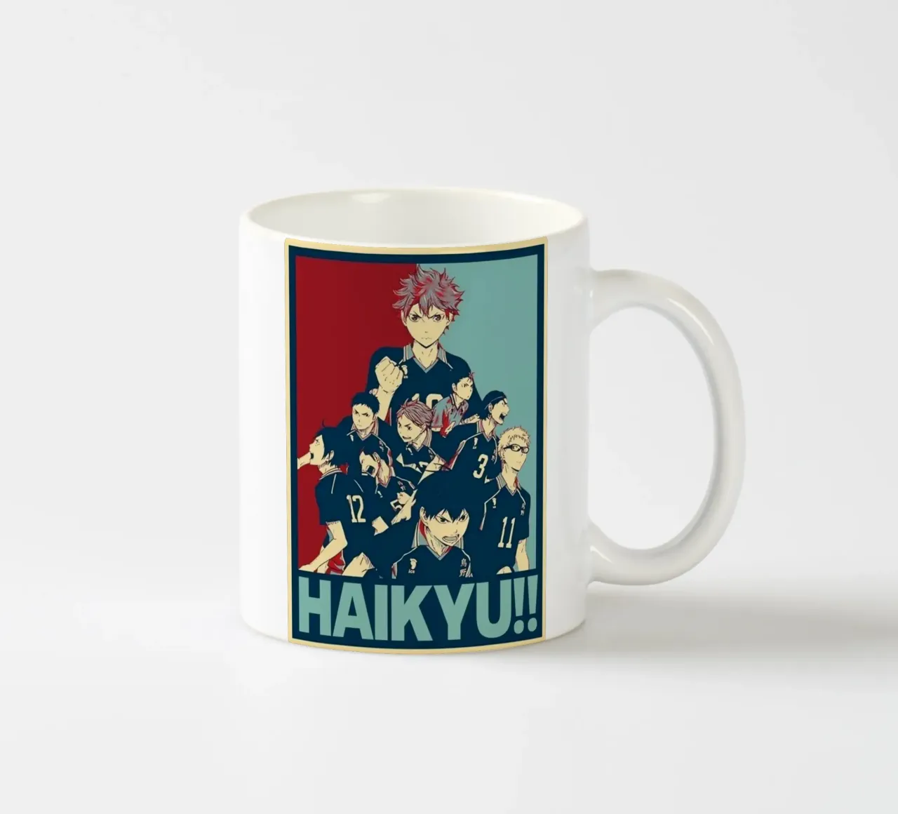 Hinata Shouyo con la troupe tazza in ceramica da withandname